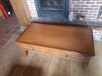 massief eiken salontafel, Ophalen, Massief eik, 100 tot 150 cm, Eikenhout