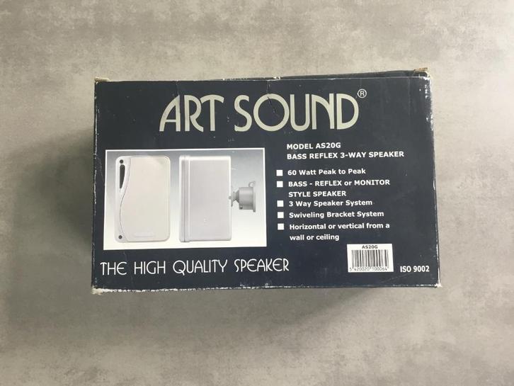 Nieuwe Artsound AS20 W 3-weg 60 W luidsprekers, Audio, Tv en Foto, Luidsprekerboxen, Nieuw, Front, Rear of Stereo speakers, 60 tot 120 watt
