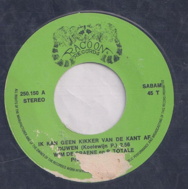 Wim De Craene & P. Totale – Ik kan geen kikker van de kant a, Cd's en Dvd's, Vinyl Singles, Gebruikt, Single, Nederlandstalig