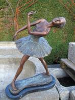 bronzen beeld van een ballerina op marmer..., Ophalen of Verzenden, Brons