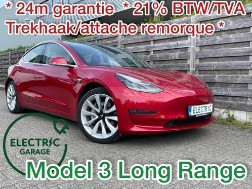 Model 3 Long Range Trekhaak 3000eu Bonus, Auto's, Tesla, Bedrijf, Te koop, Model 3, 4x4, ABS, Achteruitrijcamera, Adaptieve lichten