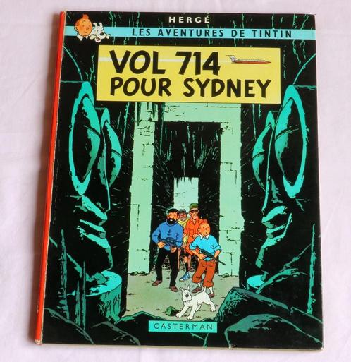 Tintin Vol 714 pour Sydney EO 1968 B37 2ème tirage, Boeken, Stripverhalen, Gelezen, Ophalen of Verzenden