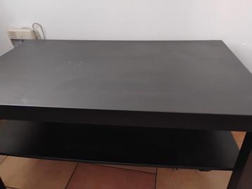 Table basse noire, Maison & Meubles, Tables | Tables de salon, 100 à 150 cm, Enlèvement, Utilisé, 50 à 100 cm