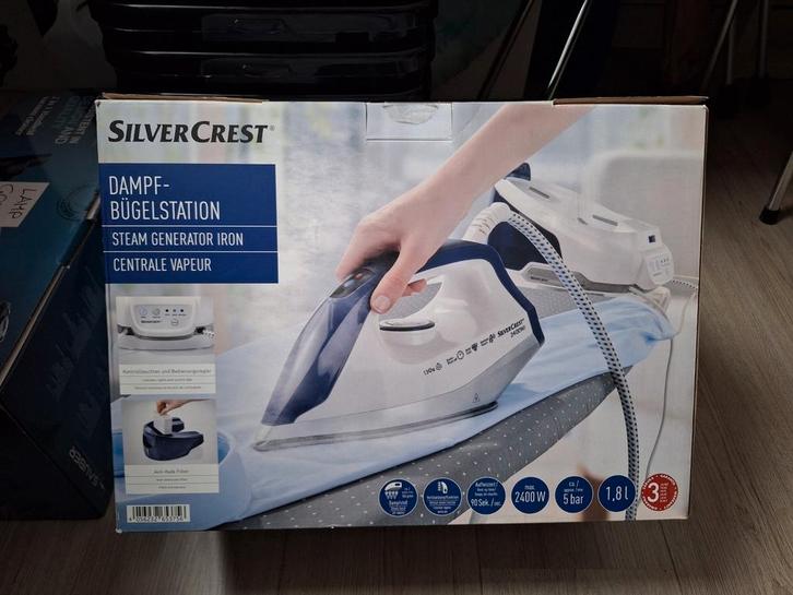 Stoomgenerator strijkijzer Silvercrest, Elektronische apparatuur, Strijkijzers en Strijkplanken, Zo goed als nieuw, Ophalen