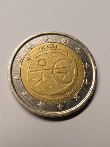 2 euro munt stickman versie Spanje 