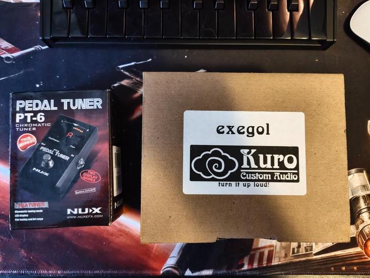 Kuro Exegol pedaal (Model T preamp) en stempedaal, Muziek en Instrumenten, Effecten, Zo goed als nieuw, Distortion, Overdrive of Fuzz