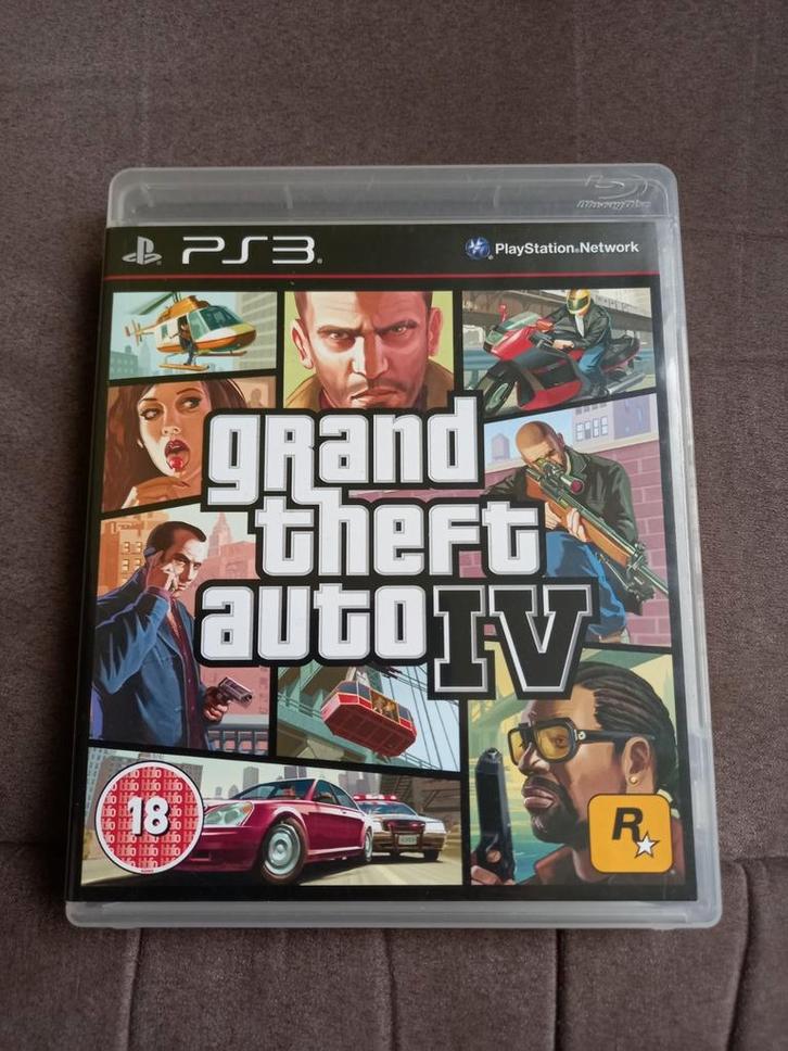 PS3 GTA Grand Theft Auto IV, Games en Spelcomputers, Games | Sony PlayStation 3, Gebruikt, Avontuur en Actie, 1 speler, Vanaf 18 jaar