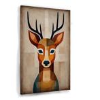 Toile de style Deer Paul Klee, 60 x 90 cm - 18 mm., Envoi, Neuf