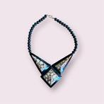Vintage Mozaïek Look Kraagketting – Art Deco Stijl, Handtassen en Accessoires, Antieke sieraden