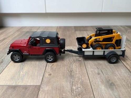 Bruder Jeep Wrangler Unlimited SET, Kinderen en Baby's, Speelgoed |Speelgoedvoertuigen, Zo goed als nieuw, Ophalen