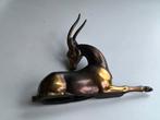 Art deco beeldje antilope, Antiquités & Art, Art | Sculptures & Bois, Enlèvement ou Envoi