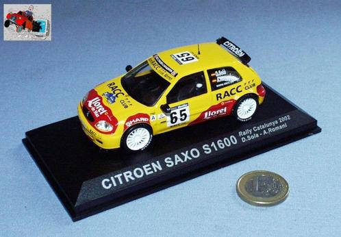 Altaya 1/43 : Citroën Saxo S1600 Rallye de Catalogne 2002, Hobby & Loisirs créatifs, Voitures miniatures | 1:43, Neuf, Voiture