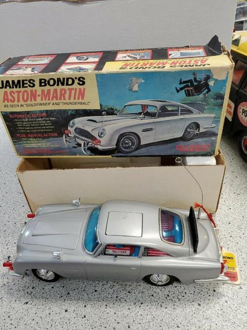 Vintage Tin-Toy ASTON MARTIN DB5 1964 GILBERT Neuve + Boite, Hobby en Vrije tijd, Modelauto's | Overige schalen, Nieuw, Auto, Ophalen of Verzenden