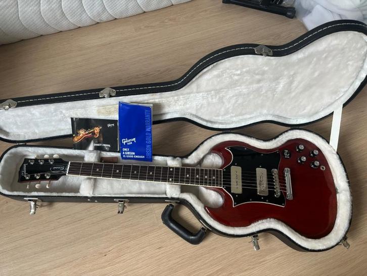 Gibson SG classic p90 met case en Candy (zeldzaam), Muziek en Instrumenten, Snaarinstrumenten | Gitaren | Elektrisch, Zo goed als nieuw
