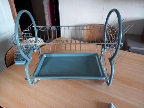 Égouttoir 2 étages, Huis en Inrichting, Keuken | Keukenelementen, Grijs, Blauw, Ophalen
