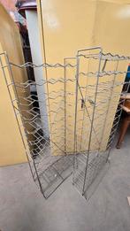 Vintage retro metalen wijnrek 40/ 60 of 90 flessen wijn rek, Huis en Inrichting, Woonaccessoires | Wijnrekken, Ophalen of Verzenden