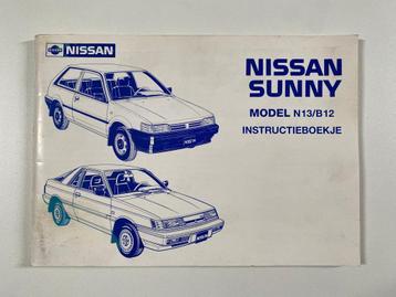 Handleiding Nissan Sunny N13 B12 1986 Nederlands beschikbaar voor biedingen