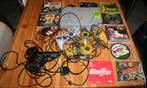 Sony PlayStation1 SCPH-7502 avec 3 manettes et jeux compris, Ophalen, Gebruikt, Met 3 controllers of meer, Met games