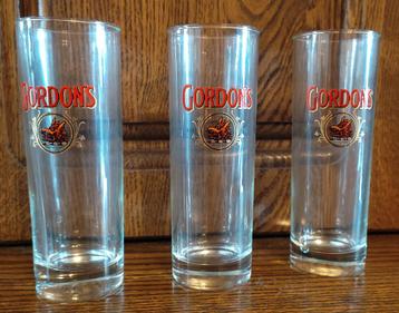 3 verres à gin Gordon's, Enlèvement, Comme neuf, Verres et Verres à shot