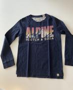 Donkerblauwe longsleeve T-shirt Scotch&Soda (Maat 8 jr/128), Kinderen en Baby's, Kinderkleding | Maat 128, Jongen, Ophalen of Verzenden