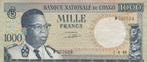 1000 FRANCS CONGOLAIS 01/08/1964, Envoi, Billets en vrac