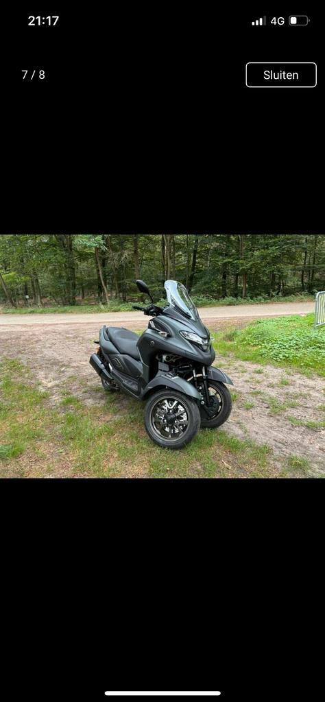 Tricity 300, Fietsen en Brommers, Scooters | Yamaha, Zo goed als nieuw, Neo's, Klasse B (45 km/u), Benzine, Ophalen