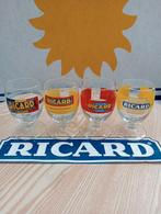 Ricard verzamel glazen 75 jaar bestaan 4 stuks, Enlèvement ou Envoi, Neuf, Verre à eau