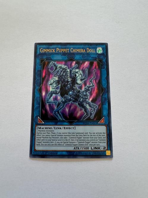 Yu-Gi-Oh! Gimmick Puppet Chimera Doll - BLHR-EN053 - Battles, Hobby en Vrije tijd, Verzamelkaartspellen | Yu-gi-Oh!, Zo goed als nieuw