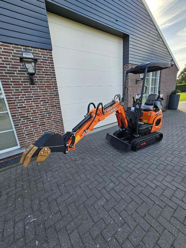 Minigraafmachine Kingway VIP10 JOYSTICK 3 bakken 3j GARANTIE, Zakelijke goederen, Machines en Bouw | Kranen en Graafmachines, Graafmachine