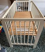 IKEA - babybed+matras+aerosleep - wit - 120x60cm, Ophalen, Zo goed als nieuw, Rond