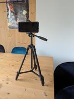 Tripod Smartphone - Zwart - Camera Statief - Telefoonhouder, Audio, Tv en Foto, Fotografie | Statieven en Balhoofden, Ophalen