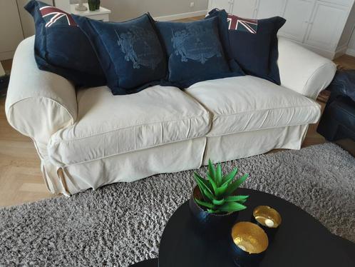 Zetel  POLO-RALPH-LAUREN als nieuw   zit 4 personen, Huis en Inrichting, Zetels | Zetels en Chaises Longues, Stof, Ophalen