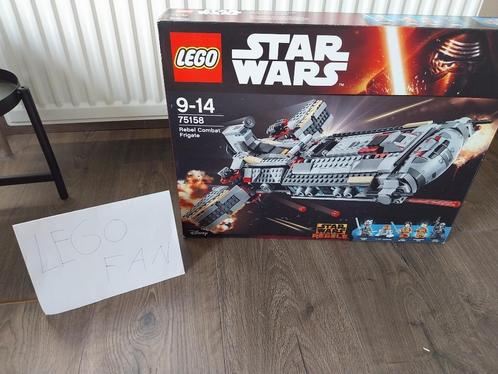 75158 Rebel Combat Frigate Rebels, Kinderen en Baby's, Speelgoed | Duplo en Lego, Zo goed als nieuw, Lego, Complete set, Ophalen of Verzenden