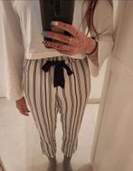 Gestreepte broek, elastische taille. Maakt het silhouet sla, Maat 38/40 (M), Primark, Wit, Ophalen of Verzenden