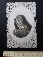 Santje Heiligenprentje met kant Holy card Devotie, Verzamelen, Bidprentjes en Rouwkaarten, Verzenden, Bidprentje