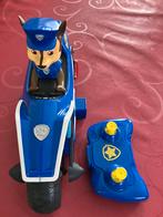 Paw Patrol Chase motorfiets met afstandsbediening blauw, Ophalen of Verzenden, Zo goed als nieuw, Afstandsbediening