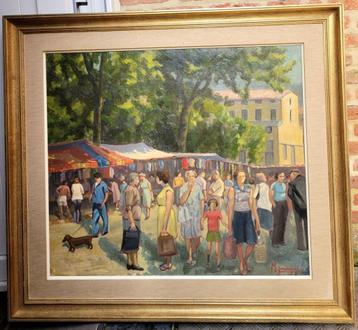 Maurice JANSEGERS, een drukke marktdag beschikbaar voor biedingen
