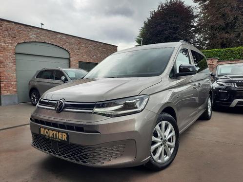 VW New Caddy,1.5TSi/115pk/Automaat/1ste eig,7-Zitpl,Leder, Auto's, Volkswagen, Bedrijf, Te koop, Caddy Maxi, ABS, Adaptieve lichten