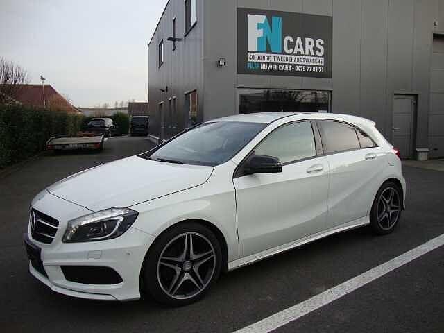 Mercedes-Benz A 180 i, AMG, 2013, leder, gps, alu.18',, Auto's, Mercedes-Benz, Bedrijf, A-Klasse, ABS, Airbags, Airconditioning