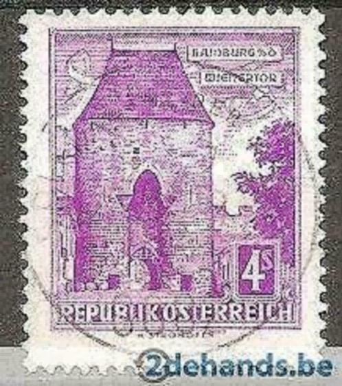 Oostenrijk 1957/1965 - Yvert 873AB - Monumenten en gebo (ST), Timbres & Monnaies, Timbres | Europe | Autriche, Affranchi, Envoi