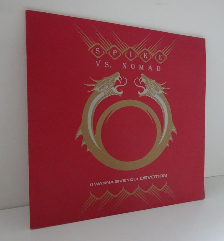Spike vs Nomad - I wanna give you devotion (maxi vinyl origi, Cd's en Dvd's, Vinyl | Dance en House, Gebruikt, Techno of Trance