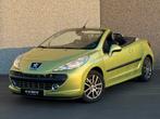 PEUGEOT 207CC *MANUEEL* 2007 • AIRCO • LEDER • GEKEURD VVK, Auto's, Voorwielaandrijving, Zwart, 4 cilinders, Cabriolet