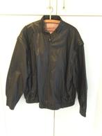 Lederen jas, Kleding | Heren, Jassen | Winter, Ophalen, Zo goed als nieuw, Maat 52/54 (L), Zwart