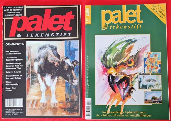 Palet & Tekenstift  - Tijdschrift voor kunstminnaars, Hobby en Vrije tijd, Schilderen, Zo goed als nieuw, Overige typen, Ophalen of Verzenden