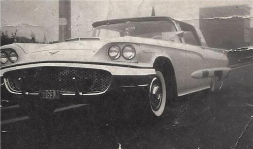 Ford Thunderbird V8 7.0L uit 1958, Auto's, Ford USA, Particulier, Thunderbird, Benzine, Coupé, 2 deurs, Automaat, Wit, Achterwielaandrijving