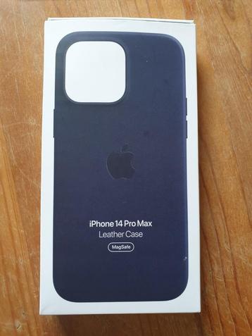 Étui en cuir Apple MagSafe Ink pour iPhone 14 Pro Max