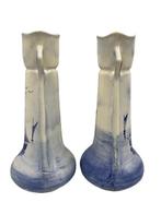 Set de 2 vases (Delft - style bleu), Keukies Shop, Moins de 50 cm, Enlèvement ou Envoi, Warandestraat 51, Nazareth