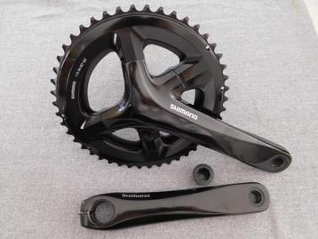 Nieuw Shimano 2x11v crankstel + nieuw 34d kettingblad beschikbaar voor biedingen