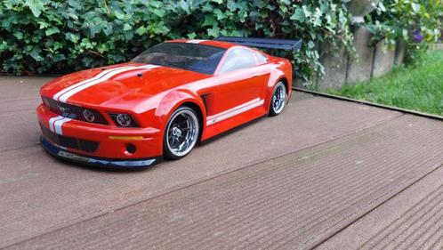 Tamiya TT01 Ford Mustang, Hobby en Vrije tijd, Modelbouw | Radiografisch | Auto's, Gebruikt, Auto onroad, Elektro, Schaal 1:10