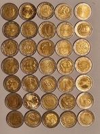 35 verschillende 2 euromunten, Postzegels en Munten, Ophalen, 2 euro, Losse munt